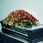 Blumenschmuck für den Sarg (Foto: Vereinigung Stuttgarter Friedhofsgärtner e.V.)