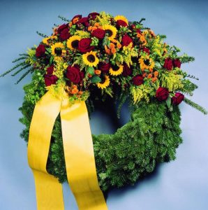 Trauerkranz (Foto: Vereinigung Stuttgarter Friedhofsgärtner e.V.)
